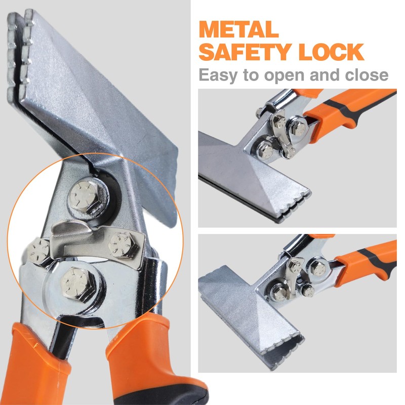 Jerax tools 3 inch Sheet Metal Hand Seamer Professional Design