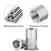 Wjelet Set of 100 Rivet Nuts M8 Stainless Steel Set
