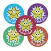Sparkly Star Mixed Praise Stickers - 28mm. Bulk Pack of
