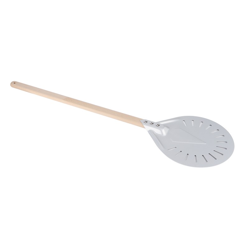 Pizza Shovel with 60cm Removable Wood Handle NonSlip Round Pizza