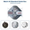 EMANER Motion Sensor Outdoor Lights, Dusk to Dawn Porch Flood