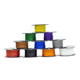 10 Colors 50ft Each Mil-Spec high Temp Wire Cable 22 Gauge Tefzel M22759/16-22