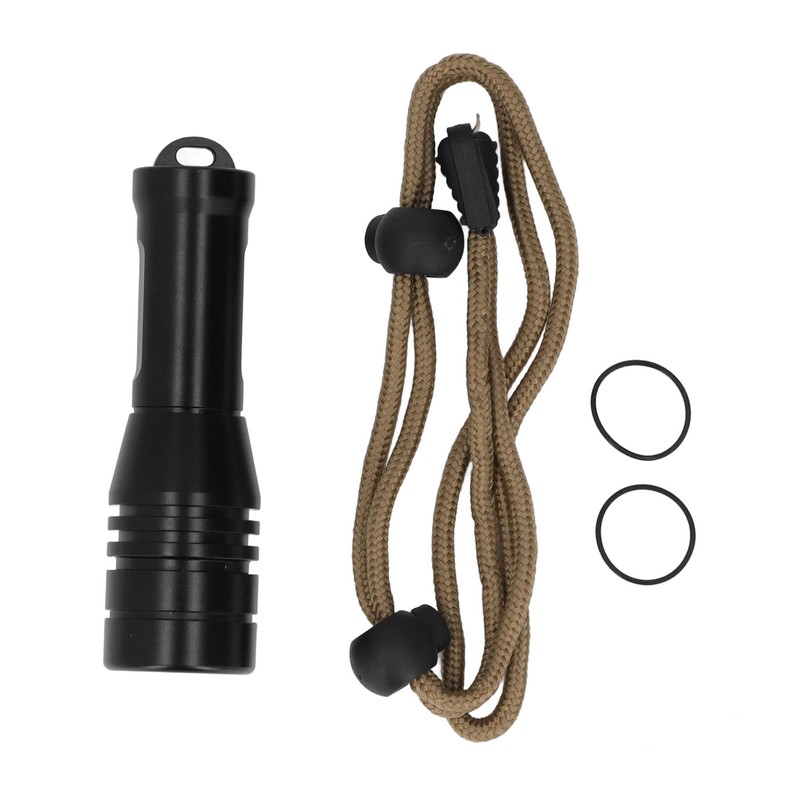 LED Diving Flashlight Aluminium Alloy IPX8 Waterproof White Light 800LM