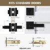 Brotima 1 Pack Keyed Entry Door Lever and Double Cylinder