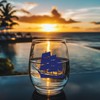 Nautical Stemless Wine Glasses Set of 4, Nautical Gifts for