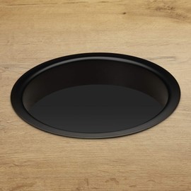 SOTECH Washbasin Throw-Through Ring Stainless Steel Matt Black Varnished Diameter 210 mm Height 41.5 mm for Installation in Washbasin or Worktop Waste Through Ring