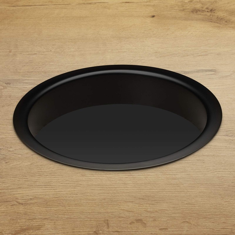 SOTECH Washbasin Throw-Through Ring Stainless Steel Matt Black Varnished Diameter