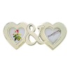 PrimoLiving P-691 2-Piece Heart Picture Gallery 3D Antique White Shabby