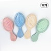 Portable Hair Brush (1pc) - 12pcs, Random Color Mini Cushion Brush for Promotion Printable