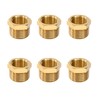 Brass Reducer, 1/2 Inch Male Thread x 3/8 Inch Female