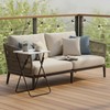 FurnitureR Folding TV Tray Tables, Foldable Side Table Dinner Trays,