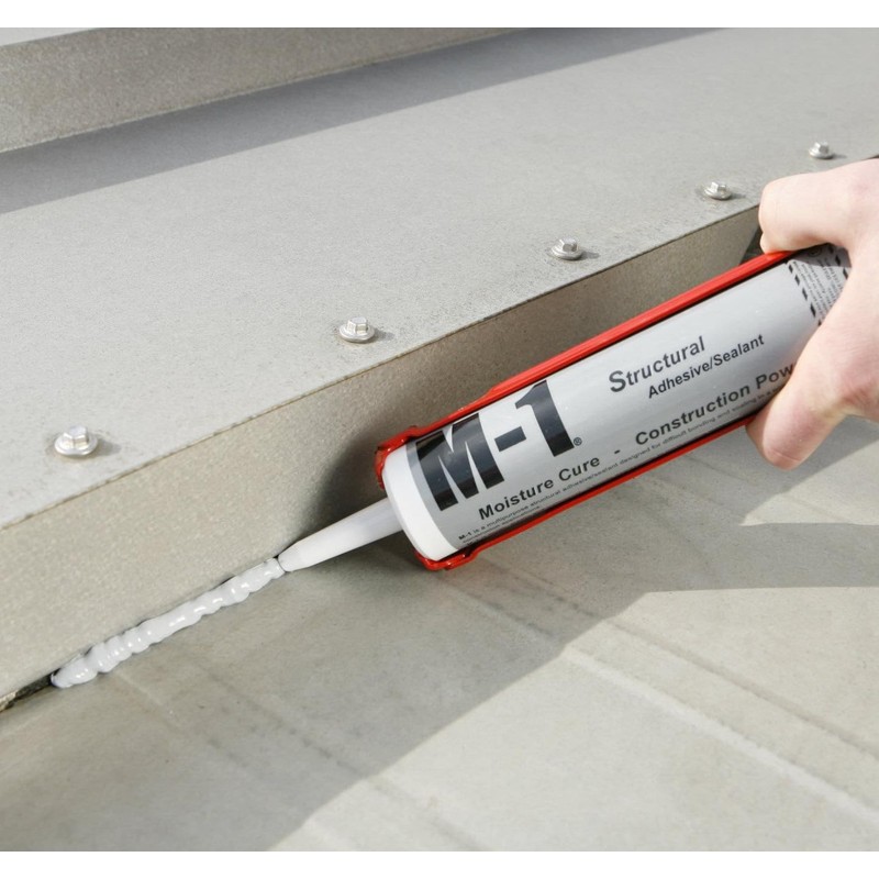Chemlink M-1 (Gray) Structural Adhesive Sealant 10.1 oz Cartridge (1