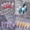 8 Sheets French Line Nail Art Stickers 3D Self-Adhesive Exquisite