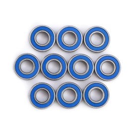MR115-2RS Ball Bearings Steel Double Shielded Deep Groove Ball Bearing 5 x 11 x 4 mm Pack of 10