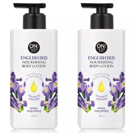 Onthebody 온더바디 너리싱 바디로션 아이리스, 400ml, 2개 [400ml x 2개] On The Body Nourishing Body Lotion Iris, 400ml, 2 Pieces [400ml x 2 Pieces]
