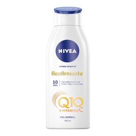 NIVEA Crema Corporal Humectante y Reafirmante Q10 (400 ml) - 48 Horas de Humectación Profunda con Vitamina C para una Piel Visiblemente Más Firme - Ideal para Piel Normal