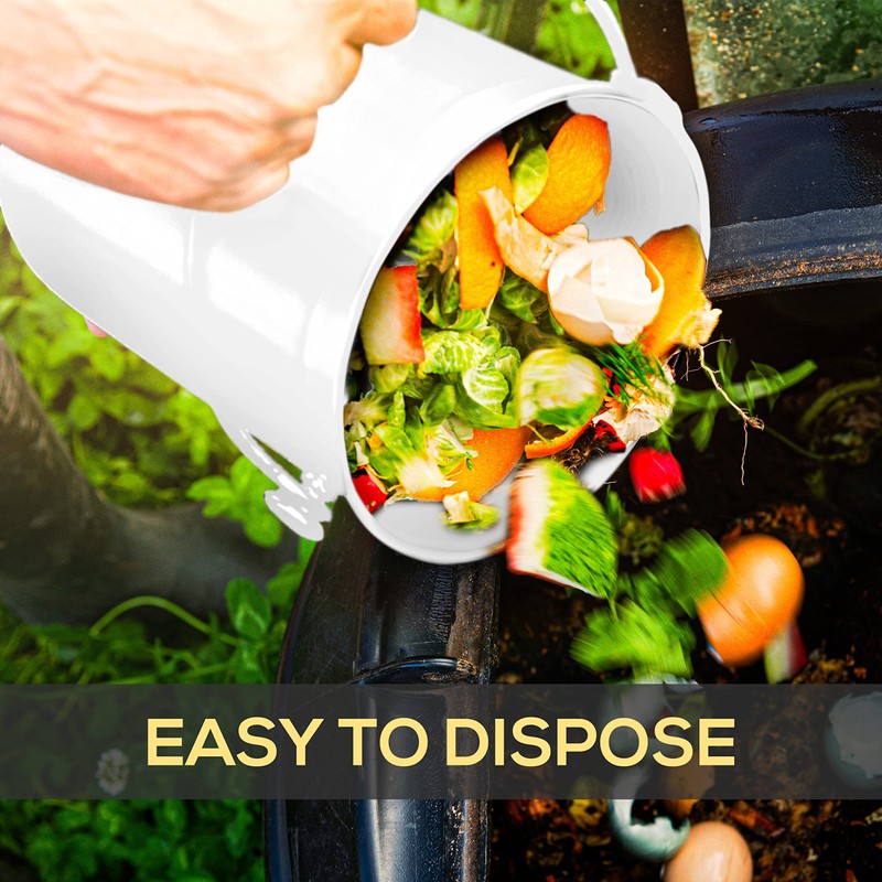 Utopia Kitchen Compost Bin for Kitchen Countertop - 1.3 Gallon