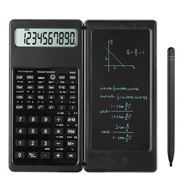 Scientific Calculators, Calculator for School, 10-Digit Large Screen Calculadora Cientifica, Scientific Calculator with Notepad, Math Calculator for Middle High School Supplies & College (Black)