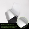 LZLRUN Free Tool Kit Light Black Satin Metallic Brushed Vinyl