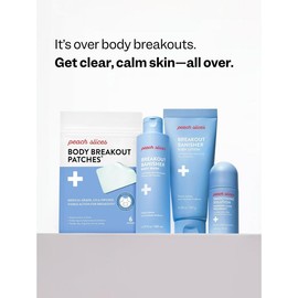 Peach Slices Body Breakout Bundle – Complete Skincare Set to Target Body Acne, Blemishes & Ingrown Hairs, Soothes, Clears, and Hydrates Skin