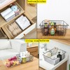 5 Pack Wire Storage Baskets, HZSOOCH Premium Pantry Baskets for