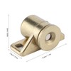 FASJ Door Catch, 4Pcs Door Stopper, Magnetic Bathroom for Kitchen(Gold)
