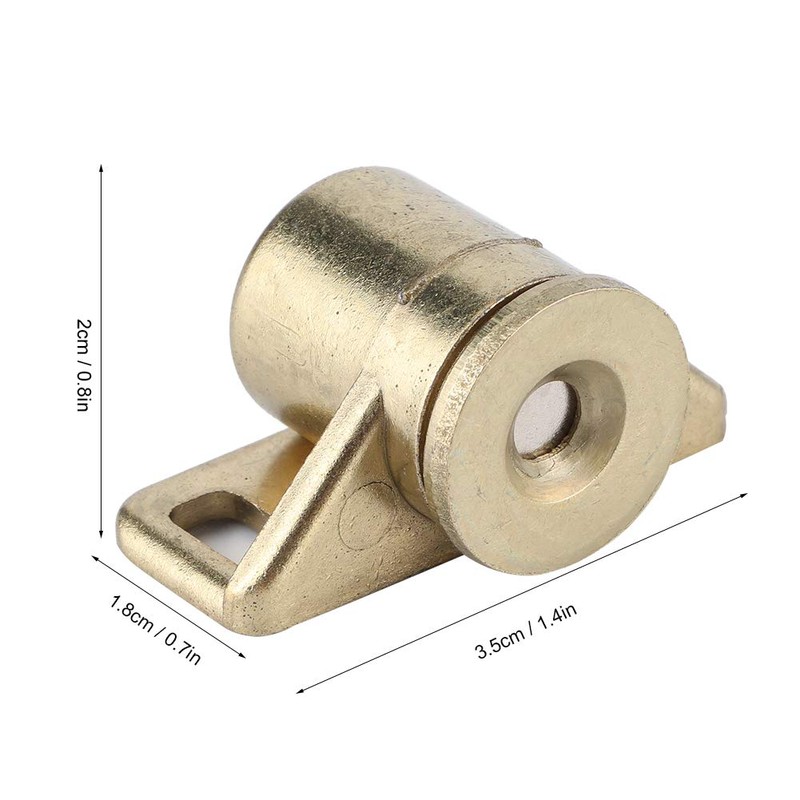 FASJ Door Catch, 4Pcs Door Stopper, Magnetic Bathroom for Kitchen(Gold)