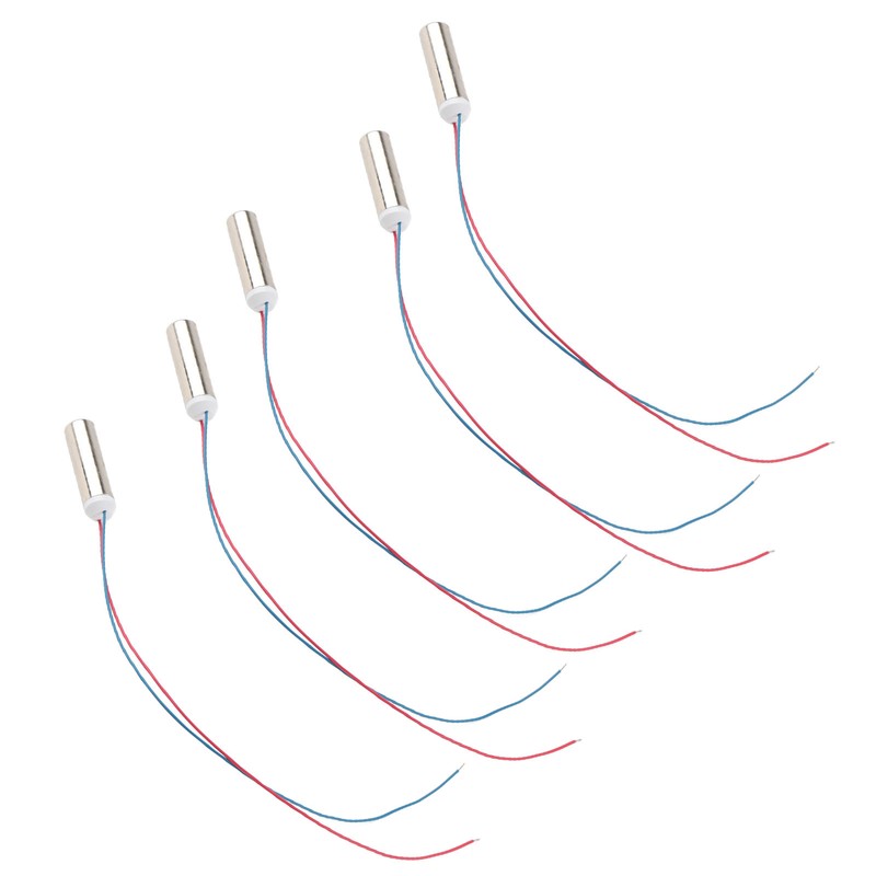 5Pcs 14500rpm Waterproof Cylindrical Micro Coreless Vibration Motor for Massager