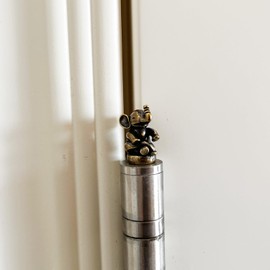 SWNACOR 3 Pcs Brass Elephant Hinge Heads Decorative Topper, Magnetic Hinge Head Toppers, Fun Bird Gifts for Women Mom Grandma Wife, Vintage Bird Statue Door Hinge Head Home Decoration