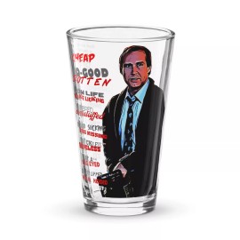 American Artist Designs Christmas Vacation Pint Glass - Clark's Memorable Rant pint glass