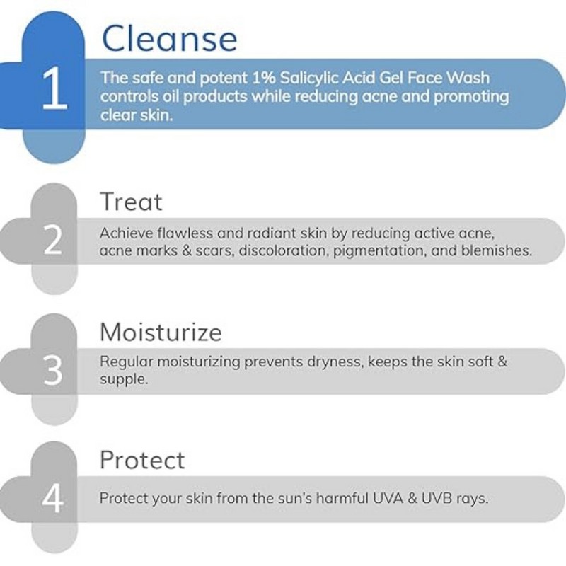 Mamaearth The Derma Co 1% Salicylic Acid Gel Face Wash