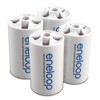 eneloop SEC-DSPACER4PK D Size Spacers with AA Battery Cells