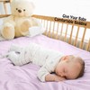Ersmak 2 Pack Satin Crib Sheets for Baby, Silky Comfy