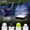 LASOA Baseball Display Case with RGBW LED Light, Acrylic Display