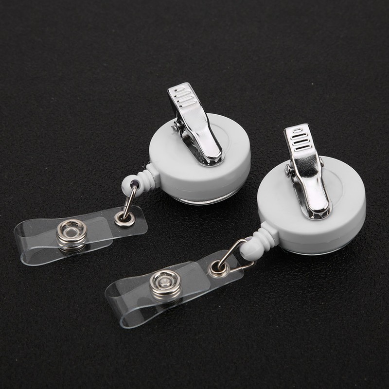 Retractable Badge Reel Clip Portable Nurse ID Name Card Badge