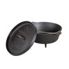 Stansport's Cast Iron Dutch Oven with Lid (16018-20) - 2