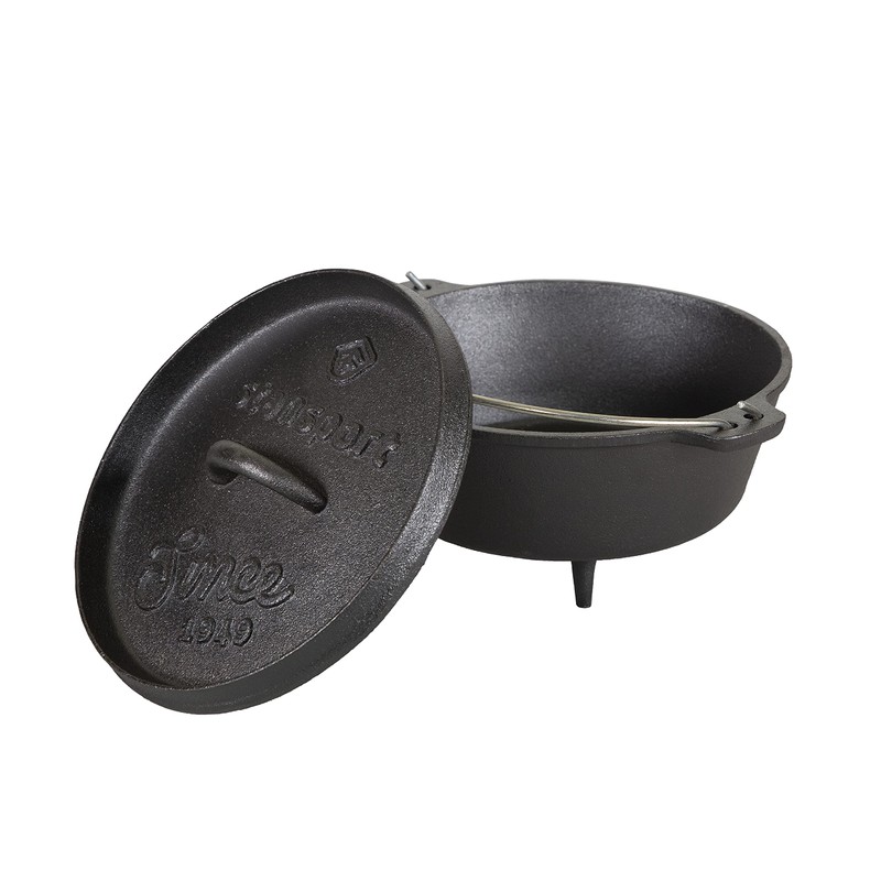 Stansport's Cast Iron Dutch Oven with Lid (16018-20) - 2