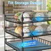 MAXIFFE 4 Tier Can Organizer, Space-Saving Easy Assembly Adjustable Sturdy