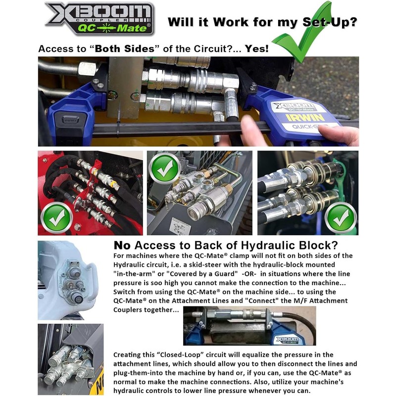 Jaw Set for QC-Mate by XBoom Coupler (1/2" & 3/4"