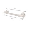 LINKPIPES Pipe Towel Bar Wall Mounted Industrial Towel Rack Holder
