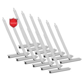 BAUHELD® Roller Shutter Suspension Spring Maxi [Pack of 12] - Roller Shutter Suspension Made of High-Quality Spring Steel [Plastic Coated] - Roller Shutter Spring with Dovetail - For Roller Shutter