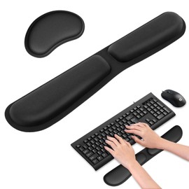 Zyiphor 2 Stück Handgelenkauflage Tastatur Handballenauflage Maus Wrist Rest Mouse Handgelenkauflage für Tastatur Ergonomische Handgelenkstütze für Gaming und Büro