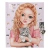 Depesche TOPModel Kitty and Doggy 13569 Diary with Heart Lock