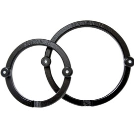Martelli Free Motion Quilting, Sewing & Embroidery Hoops & Gripper Rings (8 & 11 Inch Hoop Set)