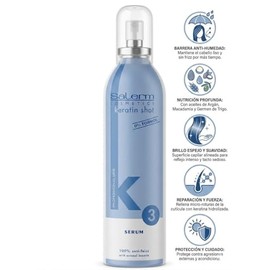 Salerm Cosmetics, 100% Anti-Frizz con Keratina Natural, 0% Formol, Resultados Espectaculares Inmediatos, Línea Profesional, Incluye Regalo