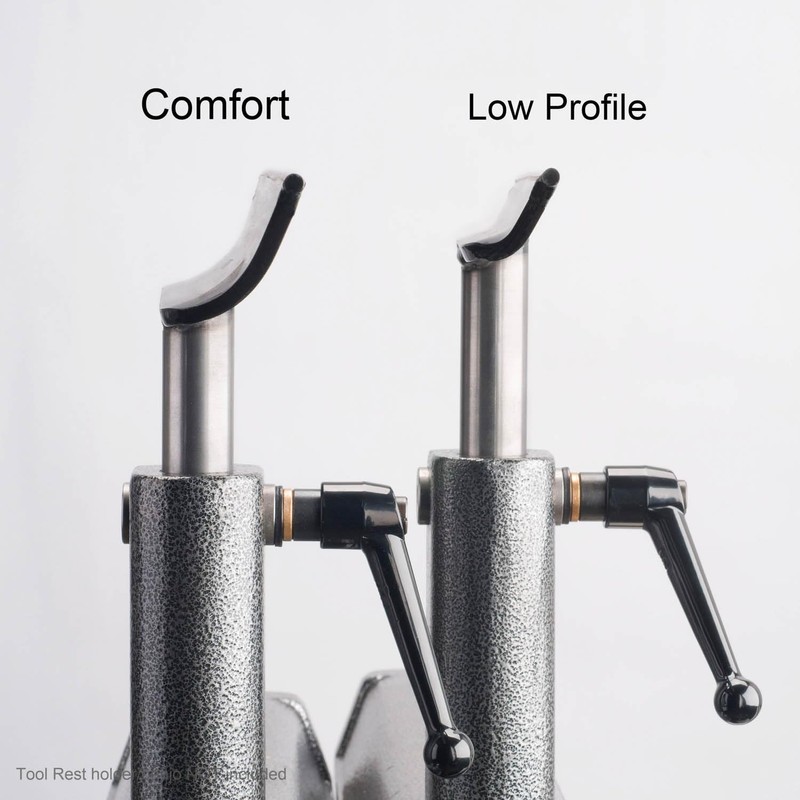 Robust Low Profile Tool Rest, 9" Wide, Short Post