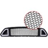 CHEDA Mesh Front Bumper Upper Hood Grille, Compatible With 2015-2017