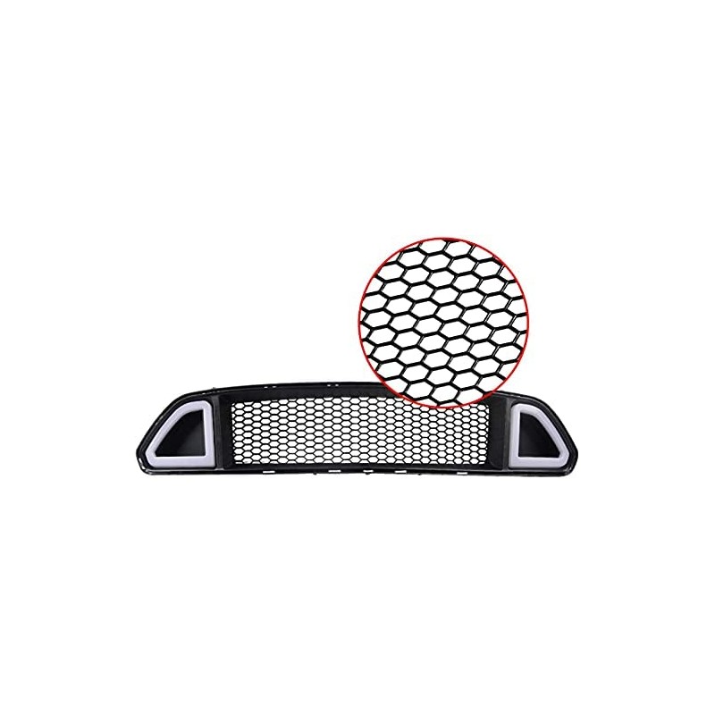 CHEDA Mesh Front Bumper Upper Hood Grille, Compatible With 2015-2017