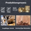 Threaded Insert, M5 (50 Pieces) Press-in Nuts for 3D Printing