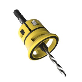 LaBear (#12) Countersink Drill Bits with Replaceable HSS Drill, 1/4" Hex Quick-Change Bits, Adjustable Low Friction Depth